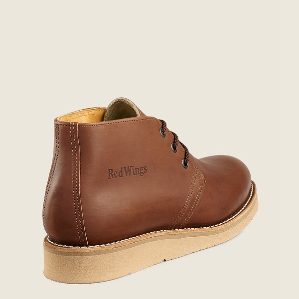 Red Wing Iş Botu Erkek - Traction Tred - Chukka Soft Toe - Kahverengi - 98WLSTZBC